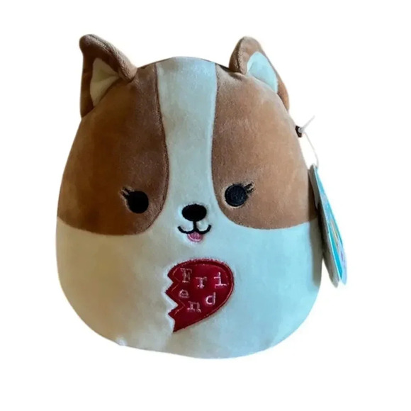 NWT Regina the Corgi  Friend Valentine's Day Squishmallows, 8 in - Picture 1 of 5